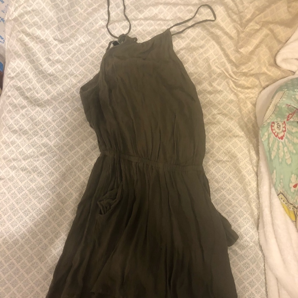 Army Green Romper